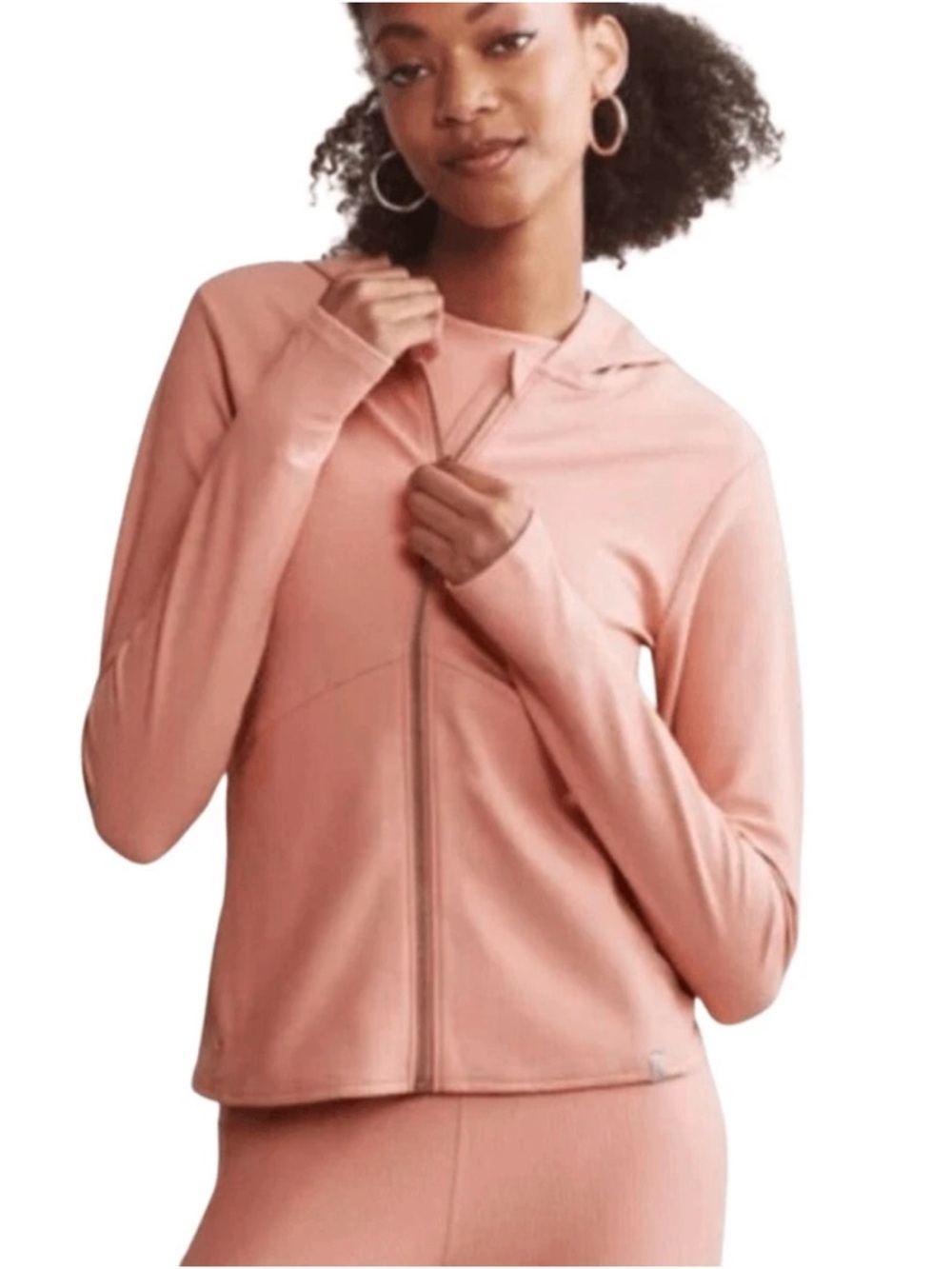 RHONE Ripple Performance full Zip-Up Hoodie Size S